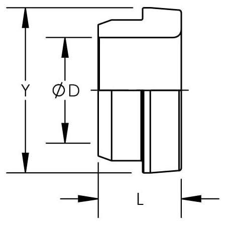 World Wide Fittings Flat Face O-Ring Mechanical Flange Sleeve 4165X20PFT